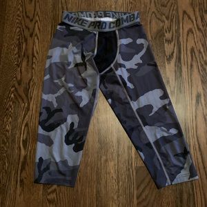 Like New Nike Pro Combat Camo Tights